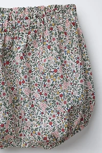 ENSEMBLE CHEMISE ET BLOOMER À FLEURS