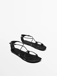 Strappy flat sandals