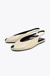 OPEN TOE SLINGBACK SHOES