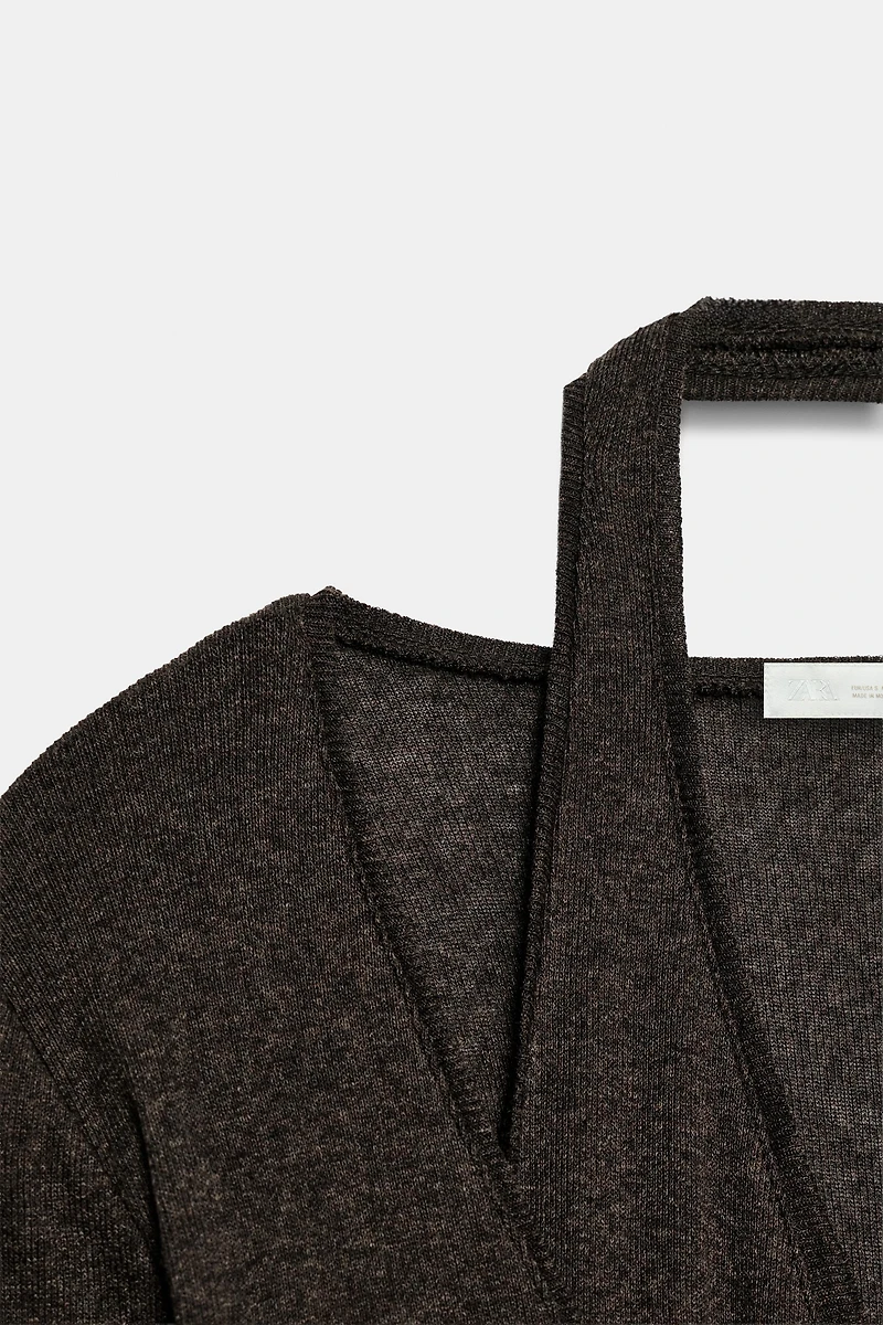 LAYERED EFFECT JACKET TOP