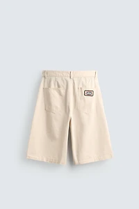 PATCHED BAGGY FIT SHORTS