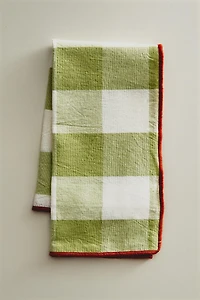 PACK SERVIETTES DE TABLE CARREAUX SURPIQÛRES (LOT DE 2)