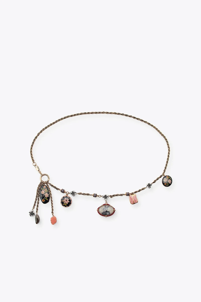 RESIN CHARM LINK BELT