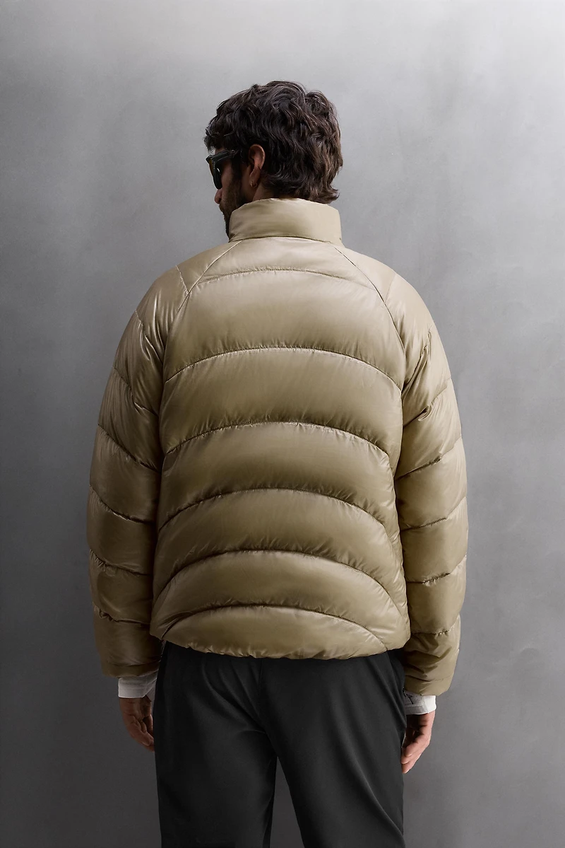 PACKABLE 100% FEATHER PUFFER JACKET
