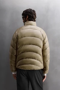 PACKABLE 100% FEATHER PUFFER JACKET