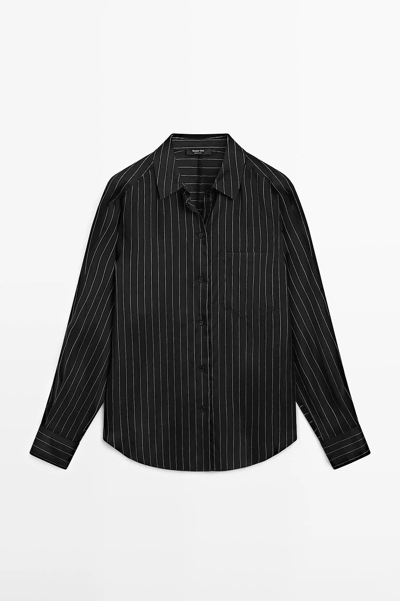 Striped shirt flowing fabric - STUDIO