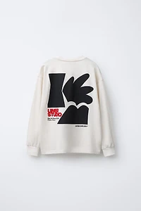 FLOCKED PRINT T-SHIRT