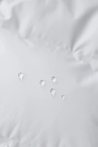 WATER REPELLENT PUFFER COAT WITH LABEL