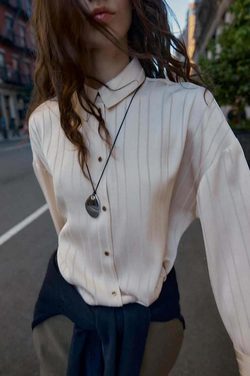 STRIPED OVERSIZED SHIRT