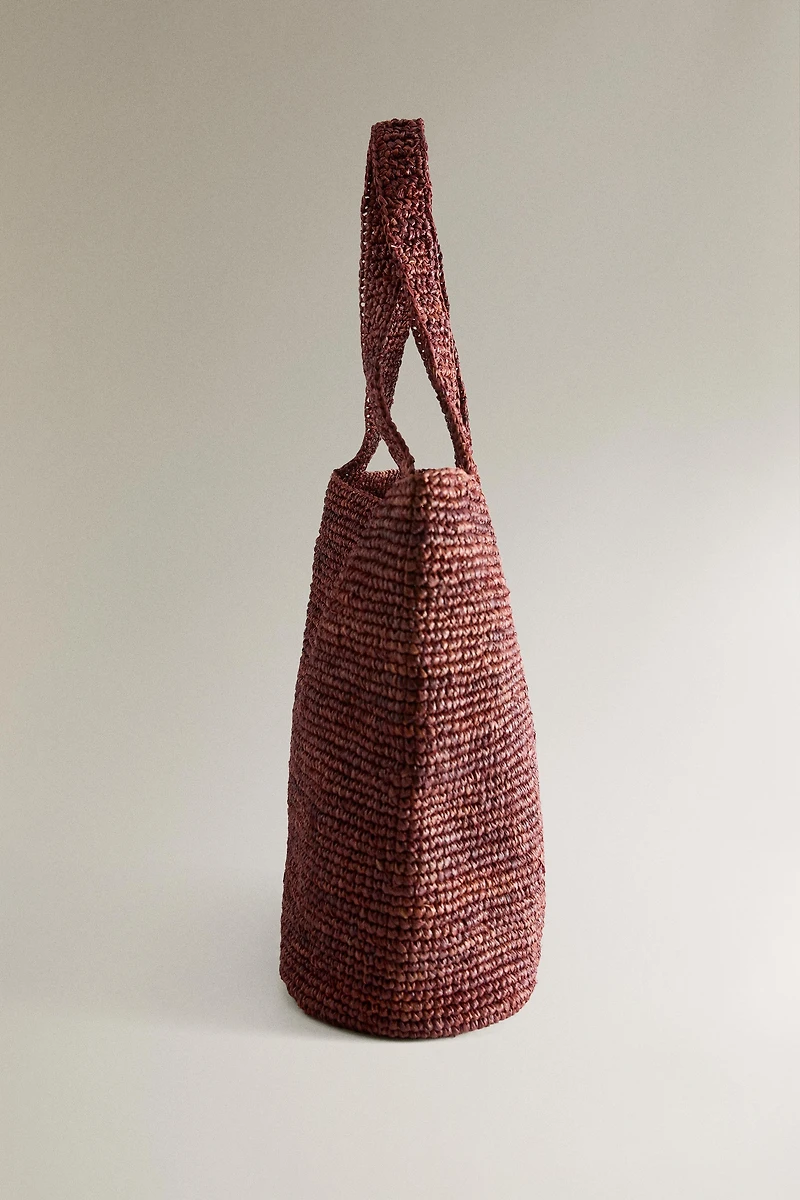 RAFFIA TOTE BAG