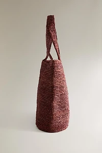 RAFFIA TOTE BAG