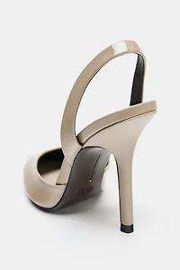 POINTED TOE SLINGBACK HEELS