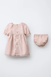 LACE DRESS AND BLOOMERS