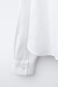 CHEMISE UNIE AVEC LIN