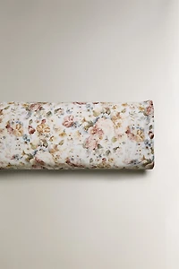 TAIE D’OREILLER SATIN FLORAL (300 FILS)