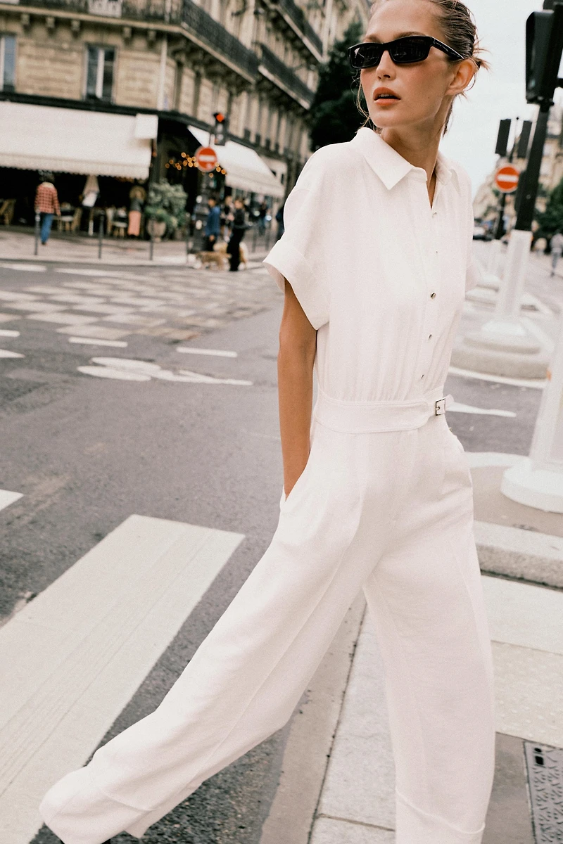 LONG CREPE JUMPSUIT