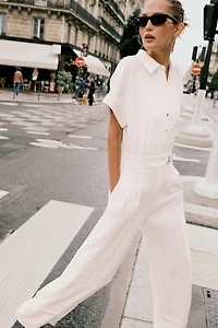 LONG CREPE JUMPSUIT