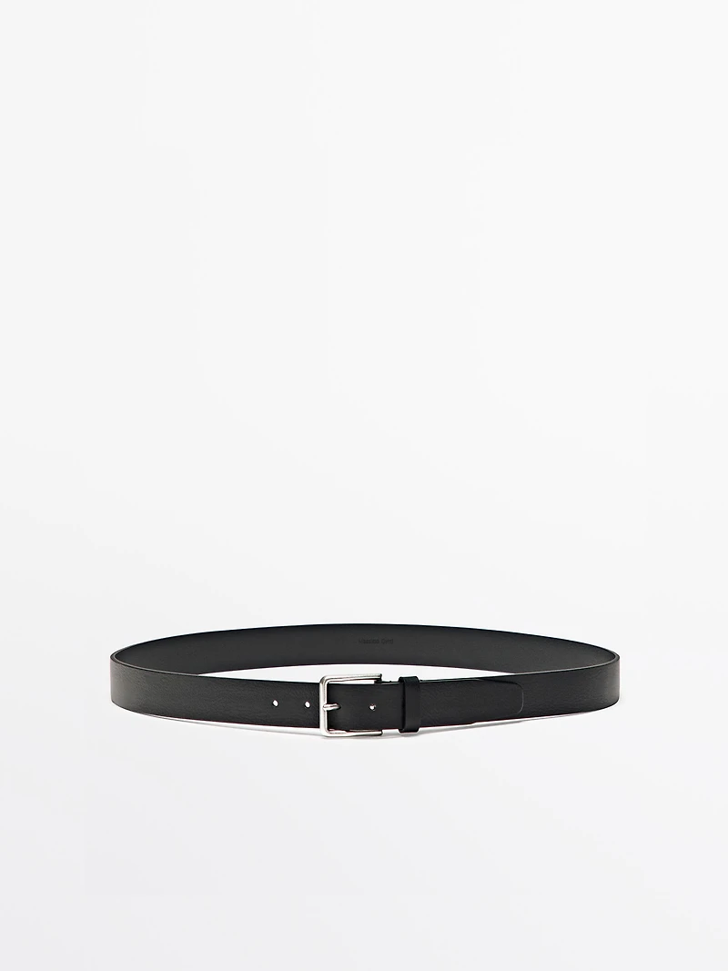 Nappa leather belt