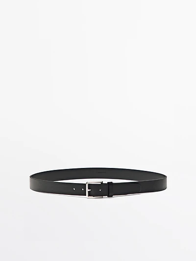 Nappa leather belt