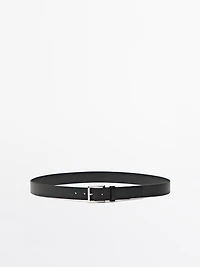 Nappa leather belt