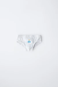 2-6 YEARS/ SIX-PACK OF DINO & CAR BRIEFS