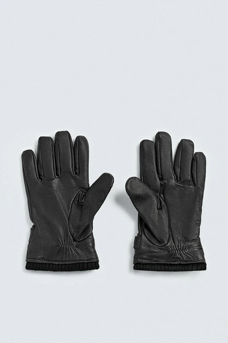 ADJUSTABLE LEATHER GLOVES