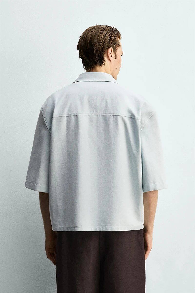 BOXY FIT SHIRT WITH POCKET