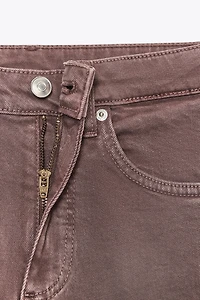 TRF HIGH-WAISTED CROPPED FLARE JEANS