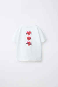 DAD EMBOSSED PRINT T-SHIRT