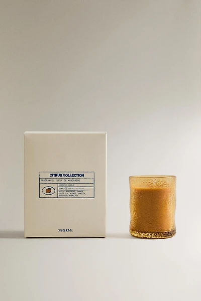 (155 G) FLEUR DE MANDARINE SCENTED CANDLE