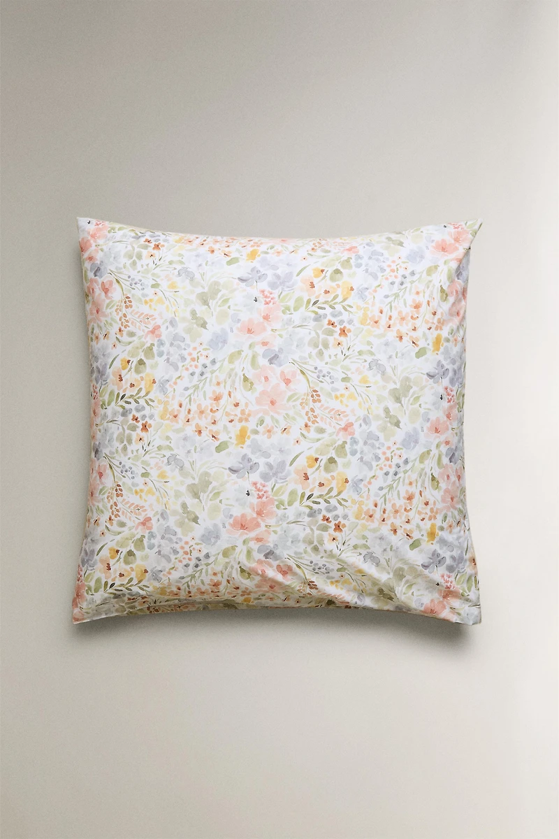FLORAL PRINT PILLOWCASE