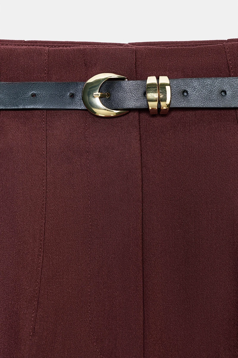 PANTALON TAILLE HAUTE CEINTURE