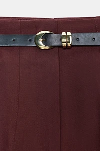 PANTALON TAILLE HAUTE CEINTURE