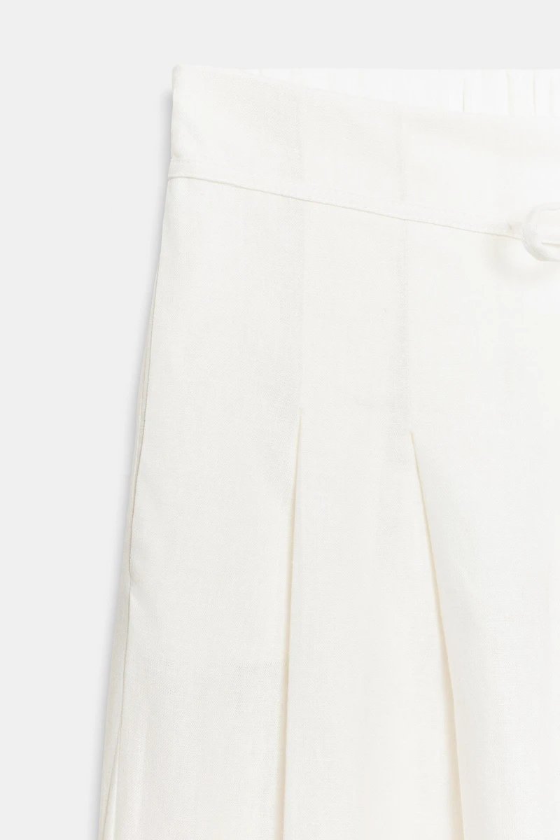 PANTALON LARGE À PINCES