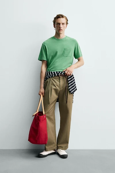 POCKET T-SHIRT AARON LEVINE X ZARA