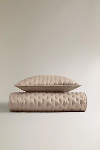 ÉDREDON SATIN UNI NŒUDS