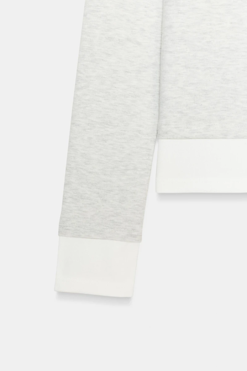 DOUBLE CONTRAST T-SHIRT