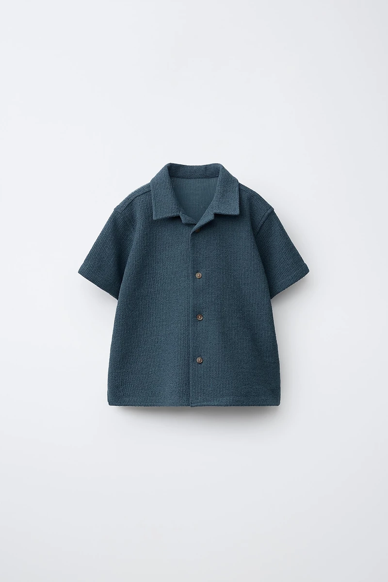 PLAIN TEXTURED SHIRT