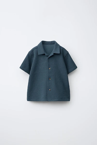 PLAIN TEXTURED SHIRT