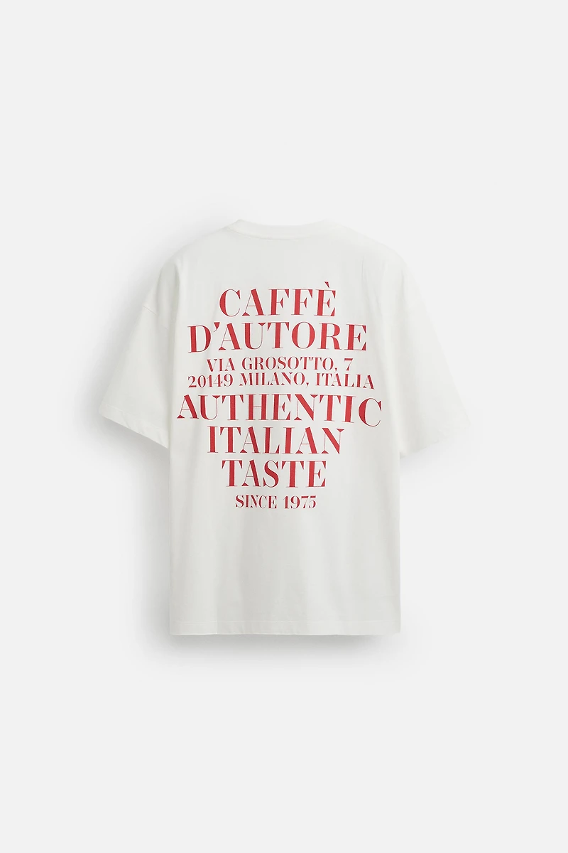 T-SHIRT À INSCRIPTION IMPRIMÉE