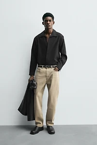 FLOWY POLO SHIRT