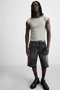 BAGGY FIT DENIM SHORTS