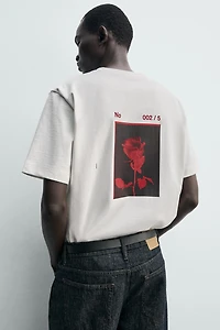 T-SHIRT À IMPRIMÉ FLEURI