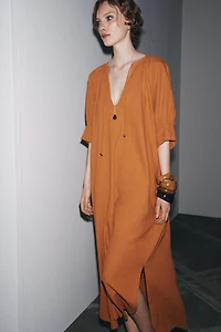 ZW COLLECTION LINEN TUNIC DRESS