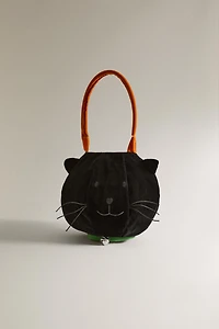 CHILDREN'S HALLOWEEN CAT CANDY BAG