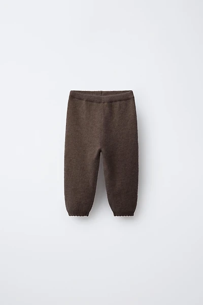 100% CASHMERE BAGGY PANTS