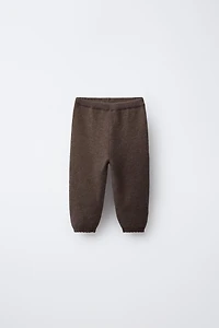 100% CASHMERE BAGGY PANTS