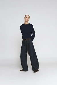 ZW COLLECTION BARREL BELT JEANS