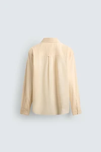 CHEMISE SEMI-TRANSPARENTE COUPE DÉCONTRACTÉE