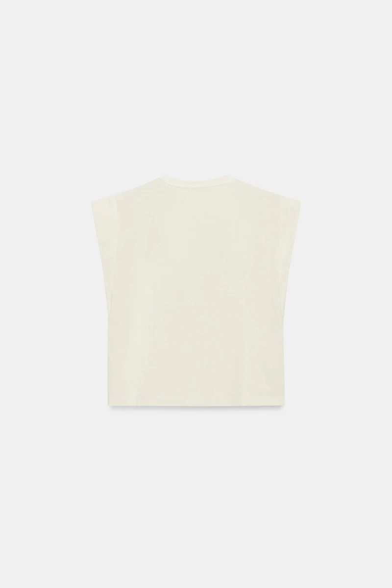 COTTON DROP SHOULDER T-SHIRT